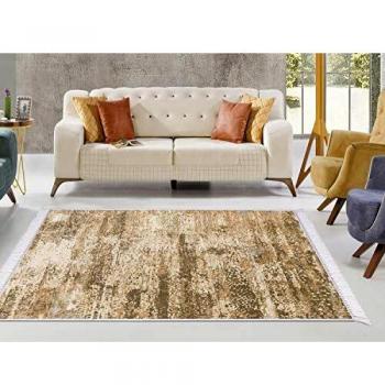 Homemania AKC-BIL-700 Alfombra Estampada Land 1 Estampada, Moderna, Multicolor de Tela, 160 x 230 cm