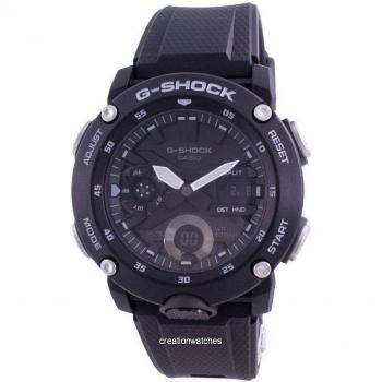 Casio G-Shock GA-2000S-1 Men's Analog Digital Quartz Watch, 200M Water Resistant, Carbon Core Guard Structure