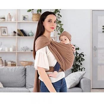 Kiokids Fular Portabebés Para Porteo En Algodón Natural Elástico Ligero