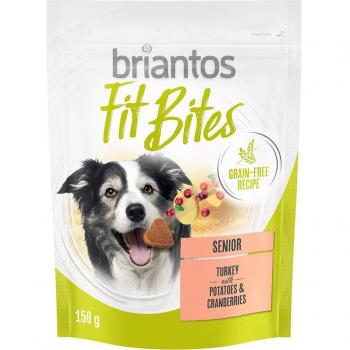 Briantos FitBites Senior Turkey with Sweet Potato and Cranberries Dog Treats - Economy Pack: 3 x 150 g