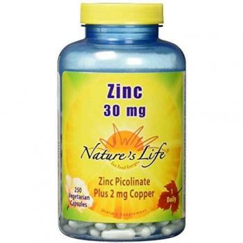Zinc, 30 mg, 250 Veggie Caps