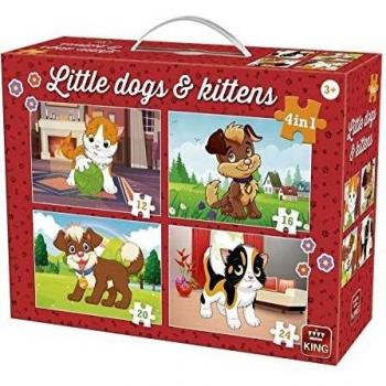 King International (05641) - Perros y Gatos Pequeños - 12 16 20 24 piezas