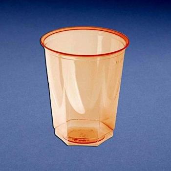 Pick d Pack - Vaso glass ps naranja 250 cc
