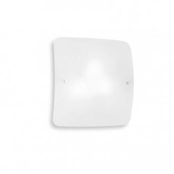 Plafón blanco CELINE 3 bombillas, 60W, casquillo E27, vidrio