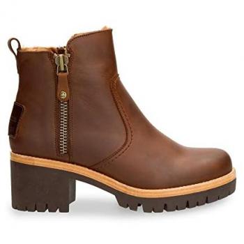 Botines Panama Jack Pauline Igloo B7 Cuero Napa/Bark 36 EU