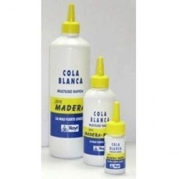 Rayt 036-07 Botellín de cola blanca multiuso rápida para madera, papel, cartón, cerámica y todo tipo de materiales porosos, 500gr