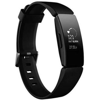 Fitbit Inspire HR, Pulsera de salud y actividad física con ritmo cardiaco, Blanco/Negro