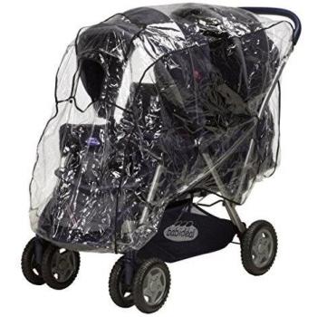 Funda de lluvia universal transparente para cochecito doble Playshoes Unisex 1 pieza