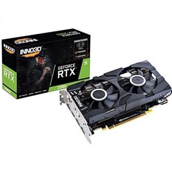 Tarjeta Gráfica Inno3D GeForce RTX 2060 6GB GDDR6 Twin X2, 1x HDMI, 3x DP, Dual Ventilador, 192bit, 1680 MHz