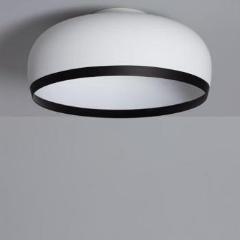 Lámpara de Techo Chandelier Circular de Aluminio Blanco Ø300 mm