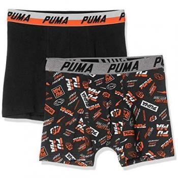 PUMA Boxer 2p Seasonal 1948 Print Bañador, Rojo