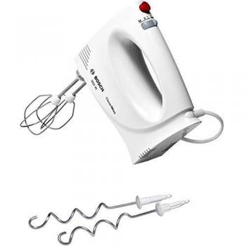 Bosch CleverMixx MFQ3030 - Batidora de mano, 4 Varillas, 350 W, 4 Velocidades, Color Blanco