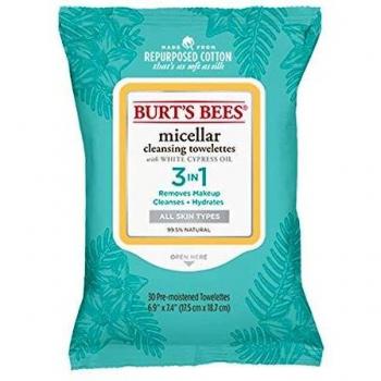 Burt's Bees - Toallas de limpieza micelar, 30 unidades