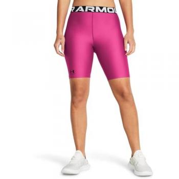 Mallas Under Armour HeatGear Authentics 8in Rosa Mujer