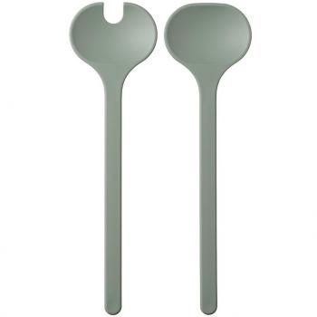 Set de Cubiertos de Ensalada Mepal Silueta 2 Piezas - Nordic Sage - Aptos para Lavavajillas