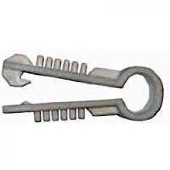 Grapa Taco para Cable 6-7mm Blanca
