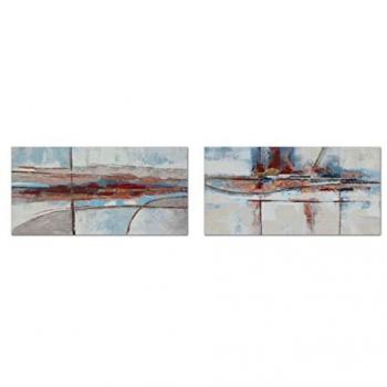 Cuadro DKD Home Decor Abstracto Moderno 140 x 2,8 x 70 cm (2 Unidades)