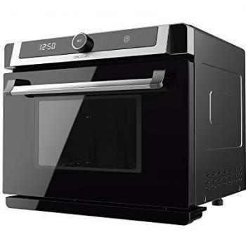 Cecotec Horno de Vapor Bake&Steam 3000 Combi. Horno 3 en 1: Función Vapor, Convección y Freidora de Aire, Capacidad de 30 litros, 7 Funciones de cocinado, Autolimpieza, Potencia 2220W