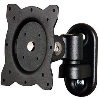 Soporte de pared para monitor LCD, inclinable y ajustable en 3 articulaciones, hasta 10 kg