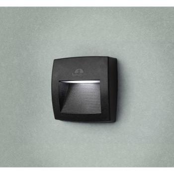 Aplique para exterior Lorenza negro/claro 15 cm, R7S CCT resina sintética con LED R7S 3,5 W CCT 3 blanco