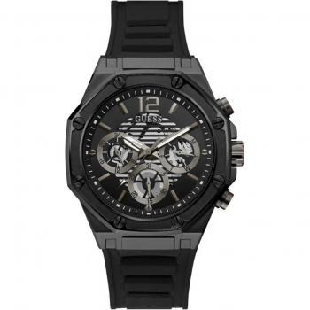 Reloj - Guess Momentum GW0263G4 de hombre con correa de silicona negra