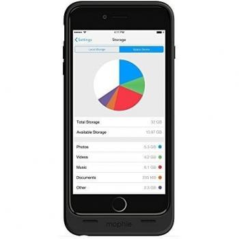 Mophie Space Pack recargable batería externa de funda
