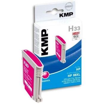 Cartucho de tinta KMP H33 Sustituye C9392AE Magenta