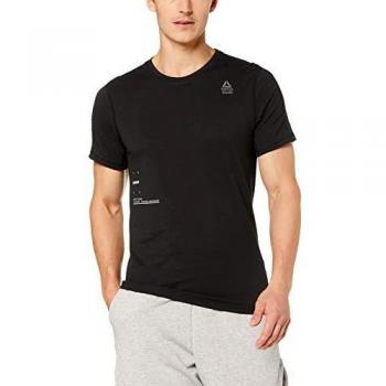 Reebok RC Mesh Move Camiseta, Hombre, Negro, S