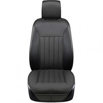 BLACK PANTHER Cojin Asiento Coche, Lujo Fundas para Asientos de Coche,Cuatro Estaciones Universal Antideslizante Protector Asiento Delanterocon Respaldo