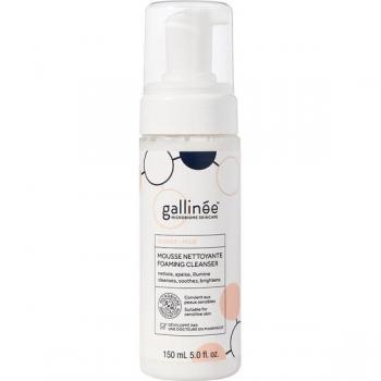 Gallinée Foaming Facial Cleanser 150ml - Gentle cleansing foam for the face, suitable for all skin types, enriched with prebiotics and probiotics, helps maintain skin's natural balance, non-drying formula