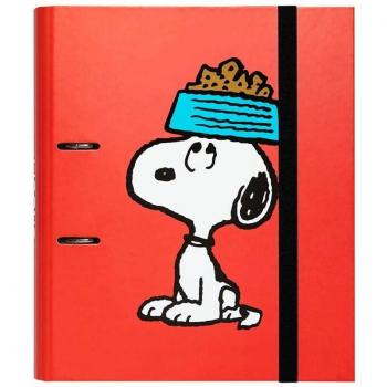 Carpeta Troquelada Premium 2 Anillas Snoopy