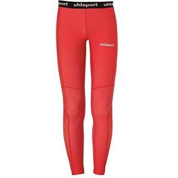 Uhlsport Distinction Pro Long Tights Shorts de Entrenamiento, Unisex Adulto, Red, S