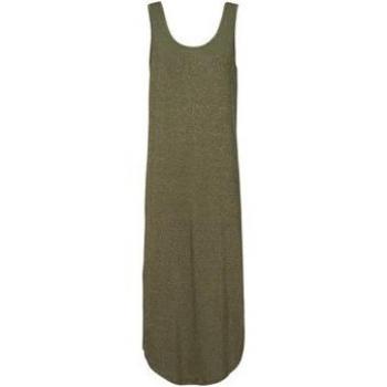 Pieces Women's Pcbillo Tank Midi Dress with Gold Lurex Detail