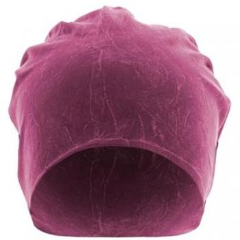 Unisex Stonewashed Jersey Beanie in Purple