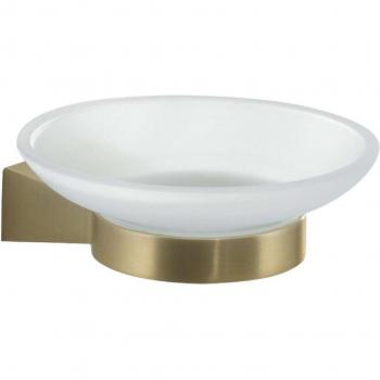 Jabonera de pared Tonale Gedy en Oro Mate