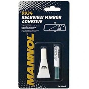Juego de pegamento para retrovisor MANNOL 9934 - Set de adhesivo para espejos retrovisores