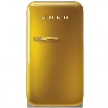 Frigorífico Mini Smeg FAB5RDGO5, 1 Puerta, Libre Instalación, 0.74m Altura, Apertura Derecha, Ciclo de Descongelación Cíclico, Color