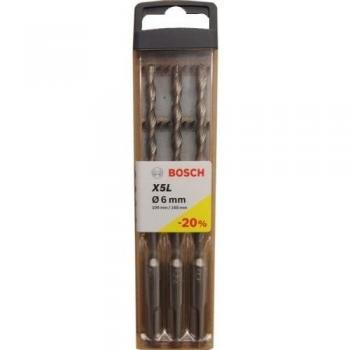 Bosch - Broca Sds Plus 6Mm Largo 100/160 X5L Bosch 3Pz 2608587748