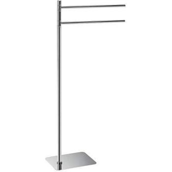 Gedy ARTU Toallero De Pie, Acero Inoxidable, Cromo, 39,6X16,7X84