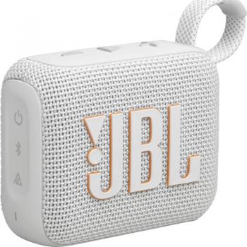 JBL Go 4 Bluetooth Speaker - White