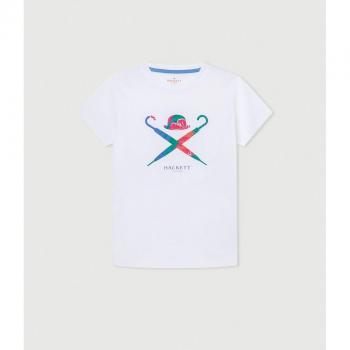 Camiseta Swim Logo blanco Hackett London