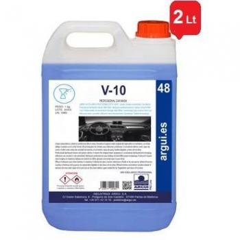ARGUIPRO Line V10 Professional Car Wash. 2 litros. Limpia SALPICADEROS Profesional Efecto Mate Y Limpia Cristales AUTOMÓVIL Concentrado.
