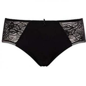 Conturelle 813822-004 Women's Secret Garden Black Lace Brief 48