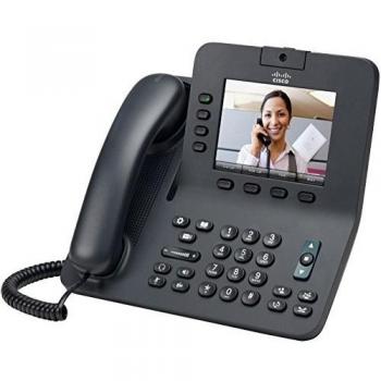 Cisco 8941 4líneas Wired handset Negro - Teléfono IP