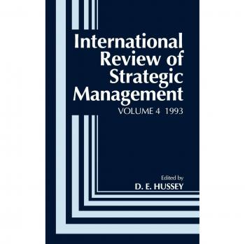 Revisión Internacional de Gestión Estratégica - Edición Dura 1993