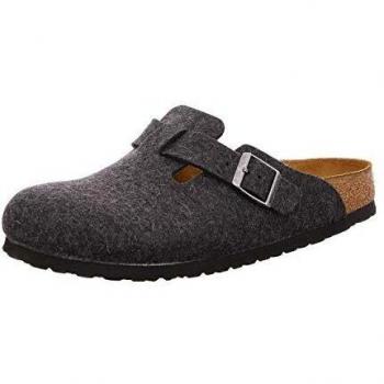 Birkenstock Boston Wool Felt Clogs - Anthracite Unisex