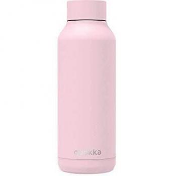 Quokka Solid - Quartz Pink Powder 510 ML | Botellas De Agua Acero Inoxidable Sin BPA |Botella Térmica De Doble Pared - Mantiene el frío y el Calor para Niños y Adultos