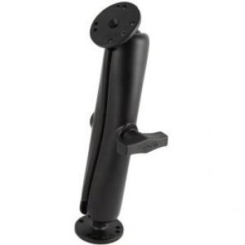 Kit de Montaje RAM Mounts: 2 Placas Redondas, Conector de 230mm, Doble Bola C (RAM-101U-D)