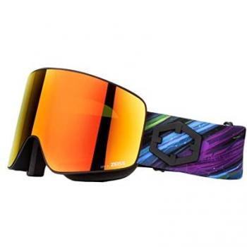 Out Of Máscara Esquí Void Red Mci - Gafas de esquí y snowboard con lente MCI, diseño en color rojo órbita, protección UV, ventilación anti-vaho, marco flexible y cómodo, compatible con casco