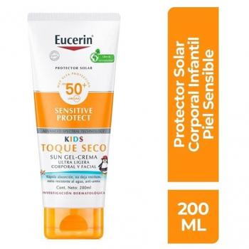 Eucerin Protector Solar Kids Sun F50+ Toque Seco 200 ml